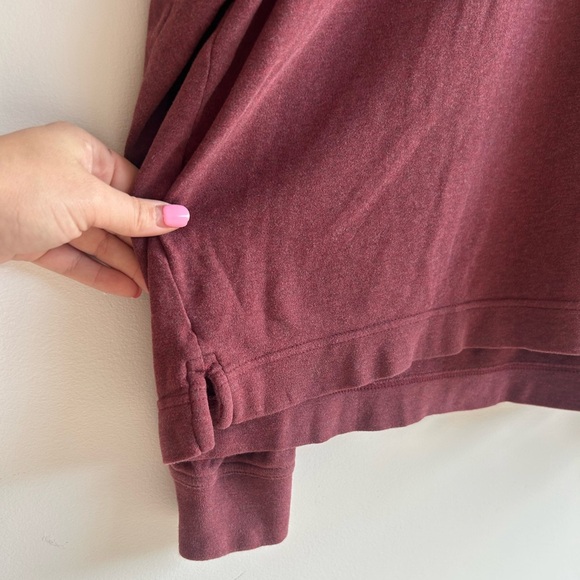 Cutter and Buck Size XL mens long sleeve advantage jersey polo,bordeaux heather - Picture 6 of 7